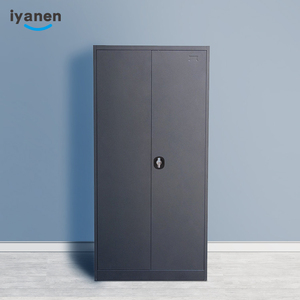 <span class=keywords><strong>Armadio</strong></span> Moderno per Ufficio e Camera da Letto con 2 <span class=keywords><strong>Ante</strong></span> <span class=keywords><strong>a</strong></span> <span class=keywords><strong>Specchio</strong></span>, Armadietto Metallico per Vestiti con Serratura - Product Image 4