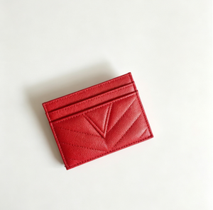 Porte-cartes minimaliste en cuir véritable, motif crocodile, 5 pouces, portefeuille pour cartes de crédit, plusieurs couleurs, sans fermeture - Product Image 3