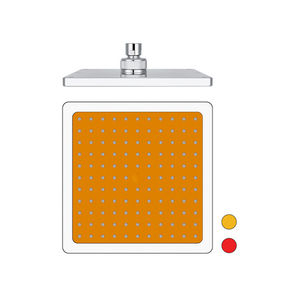 Cabezal de Ducha Cuadrado de 12618 mm, Diseño de Lluvia Naranja, para Baño - Product Image 1