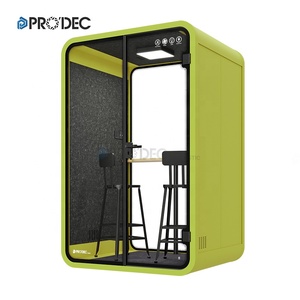 <span class=keywords><strong>Cabine</strong></span> insonorisée pour école, <span class=keywords><strong>cabine</strong></span> silencieuse à structure métallique, <span class=keywords><strong>studio</strong></span> <span class=keywords><strong>acoustique</strong></span> pour 4 personnes - Product Image 3