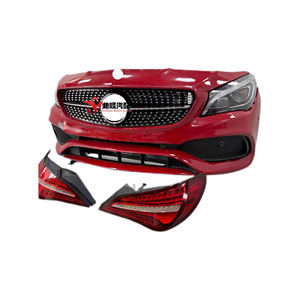 Kit carrosserie pare-chocs original de haute qualité 2017-2023 amélioré CLA 45 <span class=keywords><strong>AMG</strong></span> W117 W247 <span class=keywords><strong>GLA</strong></span> 180 <span class=keywords><strong>GLA</strong></span> <span class=keywords><strong>200</strong></span> GLA220 GLA25 pour Mercedes Benz - Product Image 2