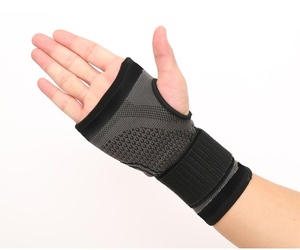 Hot bán spandex thể thao sweatband Dệt Kim Cổ tay cú đúp cho tập thể dục & cử tạ hỗ trợ áp <span class=keywords><strong>l</strong></span>ực bảo vệ cổ tay - Product Image 6