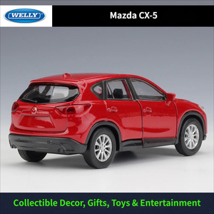 WELLY Coche de Juguete de Metal Fundido a Presión a <span class=keywords><strong>Escala</strong></span> 1:36, Modelo de Simulación Mazda, con Función de Retroceso, para Niños y Adolescentes, Regalo Coleccionable Unisex - Product Image 3