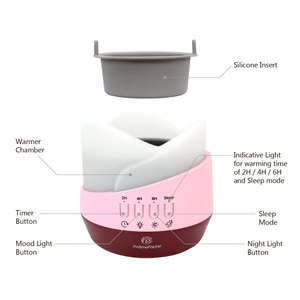 Hot Sale Aromatherapy Wax Melt burner Electric Aroma Soy Wax Melt Warmer-Lotus - Product Image 5