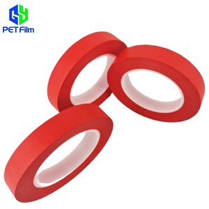 Chất lượng Tốt Màu Đỏ chết cắt kết cấu giấy masking <span class=keywords><strong>tape</strong></span> cho bao gồm với gạch và sơn lớp phủ - Product Image 1