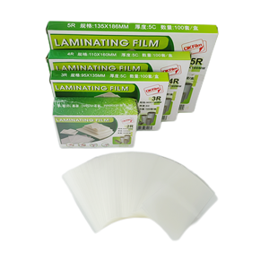 Offre Spéciale – Pochettes de plastification thermique PET haute transparence 100 microns anti-bulles pour cartes d'identité – Feuilles de film de plastification plates - Product Image 4