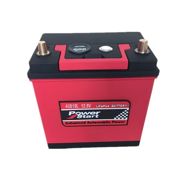 Bateria automotiva 12.8v 40ah 100ah cca550, bateria de lítio starup lifepo4 com iniciante de emergência, bateria de carro de auto-ajuda