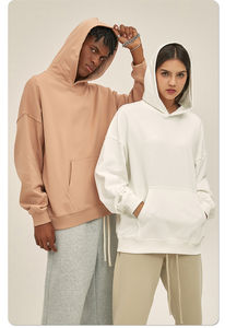 High Quality <b>Men's</b> <b>Hoodies</b> <b>Sweatshirts</b> Unisex Oversized Pullover <b>Hoodies</b> Custom logo Blank Heavyweight <b>Men</b> Custom Cotton Hoodie - Product Image 3