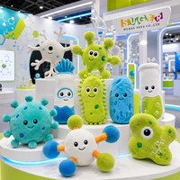 Ensemble de Peluches Éducatives sur le Thème de la Microbiologie : Virus, Cellules, Molécules – Fournisseur Personnalisable avec Logo