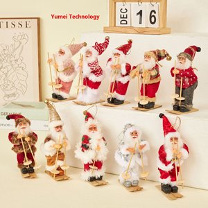 Nouvelles décorations de Noël, traîneau du Père Noël, jouets en peluche et ornements. - Product Image 1