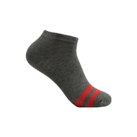 Chaussettes de cheville en coton polyester tricoté blanc de qualité luxe motif rayé respirant pour les femmes pour l'été et l'hiver