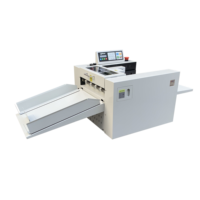 Máquina Automática Personalizada para Hendido, Perforación y Corte de Papel, Sistema de Control de Programa de Hendido Automático de Tarjetas