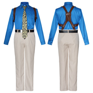 Costume de Cosplay Jujutsu Kaisen, ensemble complet pour hommes, Costume de jeu de rôle Anime, tenue beige en deux pièces, printemps 2022 - Product Image 5