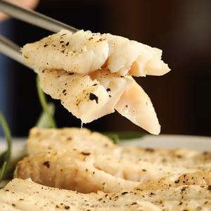 优质天然阿拉斯加高蛋白低脂冷冻鱼冷冻海鲜无皮鳕鱼份装无化学物质10*1磅出口 - Product Image 6