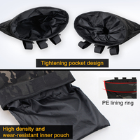IDOGEAR MOLLE Sac de rangement pliable tactique léger Camo Tactique Molle Mag Pouch Recyclage Dump Pouch