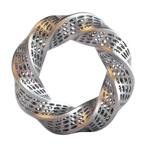 Servicio de Impresión 3D en Metal Personalizado SLM, Impresión 3D en Aleación de Aluminio y Acero Inoxidable, Prototipado Rápido de Piezas Metálicas, Utely UT0073 - Product Image 2
