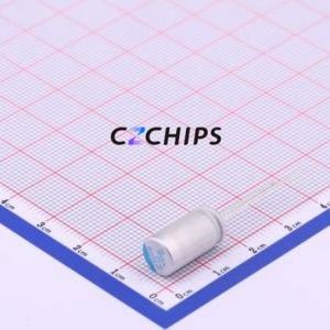 APSG160ELL821MH16S Solid Capacitor Through hole Component (THT),D8xL16mm 820uF 20% 16V 7A100kHz - Product Image 1