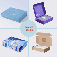Boîtes en papier d'expédition recyclables personnalisées auto-scellantes Emballage en carton ondulé-Écologique et durable