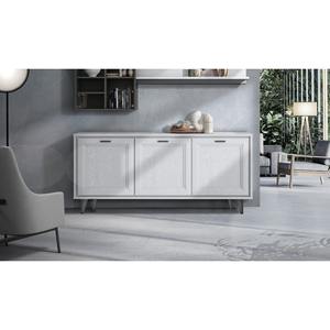 Buffet FOSTER CM 189X45 H. 79 Blanc Frêne - Product Image 1
