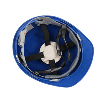 Casque de protection de la tête en matériau PP pour les travailleurs de la construction