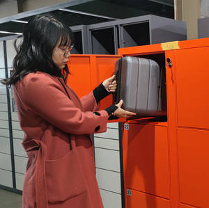 ホテル駅空港用屋外防水ヘビーデューティー荷物収納ロッカー電子荷物ロッカーシステム - Product Image 5