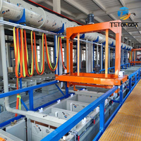 Machine de galvanoplastie entièrement automatique, placage au nickel, placage au zinc, support