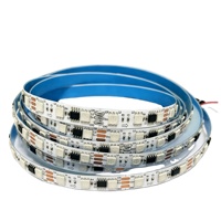 Bande LED programmable Madrix WS2811 12V 5050 RGB pleine couleur adressable avec effet de poursuite et d'eau courante USB
