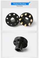 Accouplement à broches élastiques en acier 45 HL, Nylon 66 LX, pour moteur de pompe à eau, moteur de ventilateur TL, roue dos à dos ZL