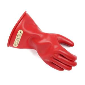 สีแดง ASTM D120 Class 00 แรงดันไฟฟ้า 500V ถุงมือยางถุงมือนิรภัยไฟฟ้า - Product Image 2