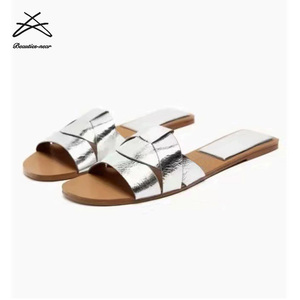 <span class=keywords><strong>Sandalias</strong></span> <span class=keywords><strong>Planas</strong></span> de <span class=keywords><strong>Mujer</strong></span> de Lujo Marca ZAR*, Diseño de Leopardo, Alta Calidad, Punta Abierta, <span class=keywords><strong>Sandalias</strong></span> <span class=keywords><strong>Planas</strong></span> con Estampado Animal - Product Image 6