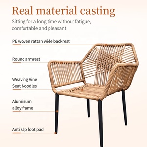 Juego de muebles de jardín popular 2024, <span class=keywords><strong>bistro</strong></span>, patio trasero, restaurante, patio, mesa de comedor, sillas y mesas de fiesta en el jardín de aluminio - Product Image 6