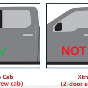 Déflecteur de vent pour vitres de voiture, pare-soleil et protection contre la pluie, pour Toyota Tacoma Double Cab 4 portes 2021, matériau PC N400 - Product Image 4