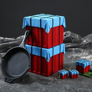 Top Rhyme Ashtray Collectible Figurine Resin Ornament Square Geometric Shape Keychain <b>Gift</b> for Men Birthday Souvenirs - Product Image 3