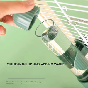 Automatic Plastic <strong>Large</strong> <strong>Bird</strong> <strong>Feeder</strong> with Firing Needle for Parrots-Vertical &amp; Horizontal Design Drinking &amp; Eating - Product Image 5