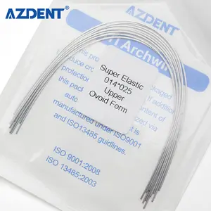 AZDENT más cómodo dental ortodoncia niti de alambre (10 unids/pack)