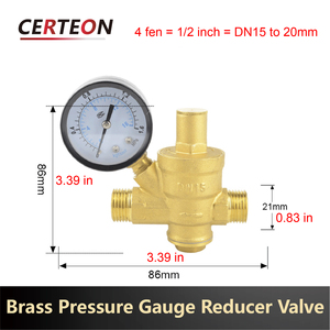 Regulateur de <span class=keywords><strong>pression</strong></span> en laiton 1.6MPa filetage femelle 1/2 3/4 pour chauffe <span class=keywords><strong>eau</strong></span> et <span class=keywords><strong>robinet</strong></span> - Product Image 4