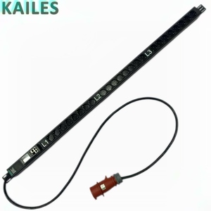 KAILES(KLS) รุ่น K44I ซีรีส์อุตสาหกรรม 3 เฟส <span class=keywords><strong>32A</strong></span> โมโนเวอร์ไนซ์ IP-PDU 24 ช่องเสียบมาตรฐานเยอรมัน แบบถอดเปลี่ยนได้ขณะใช้งาน พร้อมระบบตรวจสอบ IP และมิเตอร์วัดพลังงาน - Product Image 2
