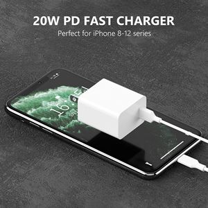 Chargeur de téléphone portable 20W PD à charge rapide, adaptateur de chargeur de type C d'origine, 3 broches, prise EU US, chargeur mural USB-C - Product Image 2