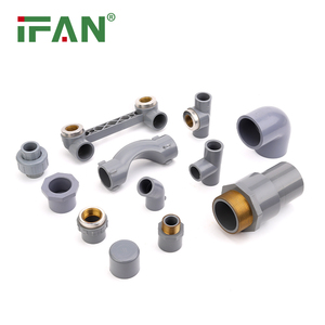 تركيبات أنابيب <span class=keywords><strong>PVC</strong></span> من IFAN بسعر جيد، مواد سباكة مخصصة الحجم من 1/2 بوصة إلى 2 بوصة، لون رمادي - Product Image 4