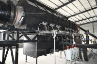 Nouvelles Innovations 2026 : Four Rotatif à Tambour pour la Carbonisation Continue de Charbon de Bois de Biomasse, 0,8-1T/H, Moteur 380V