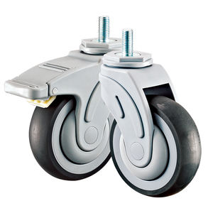 3 ''4'' 5 ''Hochleistungs-medizinische Rollen Abschließbare stumme Gummi profile für Krankenhaus betten Medizinische Wagen Instrumenten wagen - Product Image 5