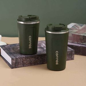 Stainless Steel Vacuum Tumbler Lid Double Wall Insulated Travel <b>Coffee</b> Mug Leak-Proof Eco-Friendly Boiling Water Safe Minimalist - Product Image 5