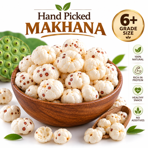 Makhana Natural Seleccionada a Mano, Semillas de Loto Tostadas, Grado de Exportación, Suministro a Granel, Venta al por Mayor - Product Image 1