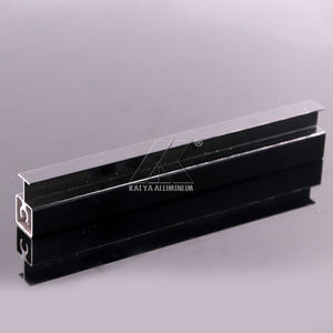 Fabricante experimentado Montaje empotrado Cepillo mate Muebles negros Piezas de gabinete Extrusión Armario Perfil de aluminio - Product Image 2