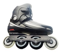 Patins à roulettes de slalom freestyle en gros pour hommes, chaussures de patinage professionnelles à cadre en aluminium pour adultes