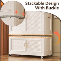 Armoire de rangement pour vêtements d'enfants DAYOOH, amovible, écologique, durable, armoire à linge portable, pliable, en plastique