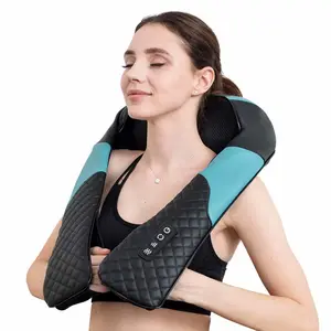 Neck Shoulder Massager Wireless Heated Electric Massage Shawl Relax The  Trapezius Muscle Masajeador Kneading and Shiatsu Device