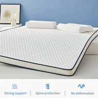 Matelas en latex de luxe anti-acariens et antibactérien, taille lit simple et lit double
