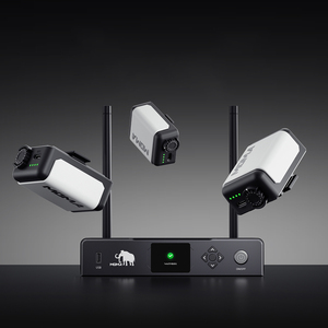 Système d'intercom sans fil 8 canaux HOLLYLAND, diffusion longue distance, lumière de signalisation, microphone omnidirectionnel à réduction de bruit - Product Image 1