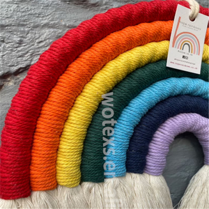 PH972 prezzo di fabbrica Boho Decor baby <span class=keywords><strong>mobile</strong></span> Macrame Nursery Decoration regalo di compleanno appeso a parete colorato - Product Image 5
